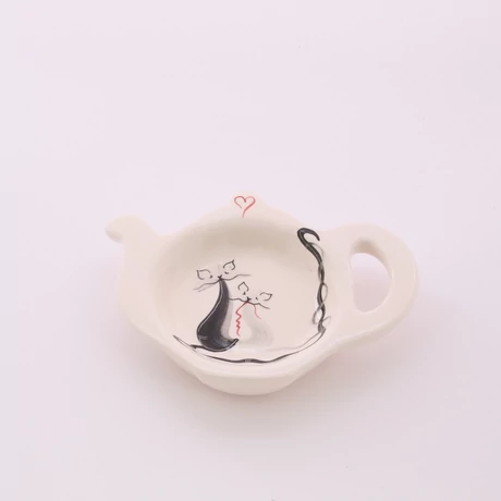 Kis teafiltertartó cicás