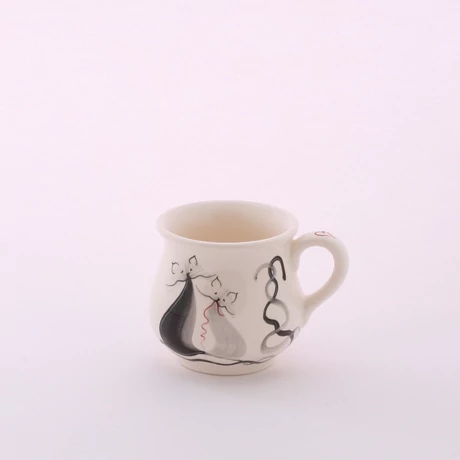 Kávés bögre  cicás