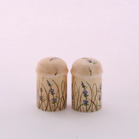 Só és bors szóró 2 darabos levendulás