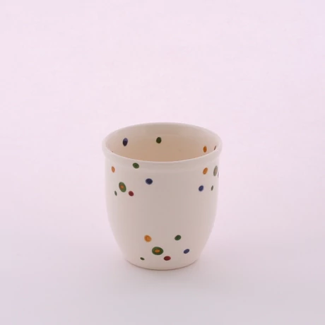 Fogmosó pohár pöttyös