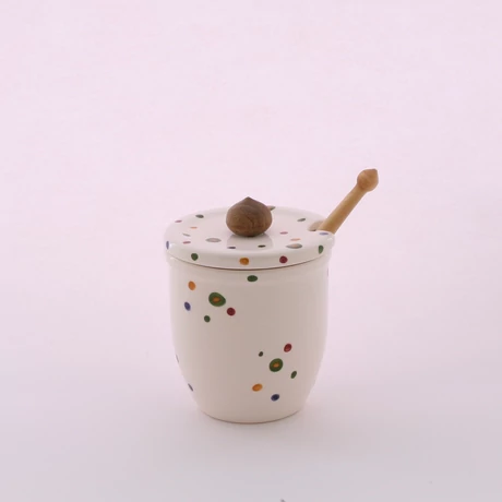 Méztartó nagy - pöttyös