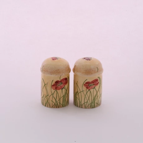 Só és bors szóró 2 darabos pipacsos