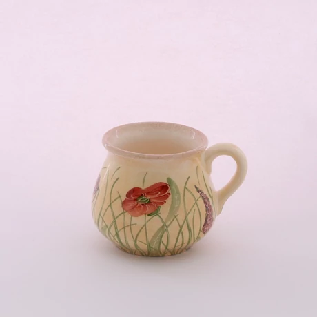 Teás bögre pipacsos